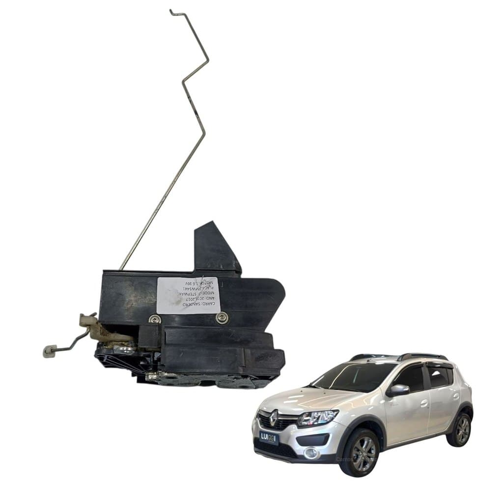 Fechadura traseira esquerda renault sandero stepway 1.6 2017