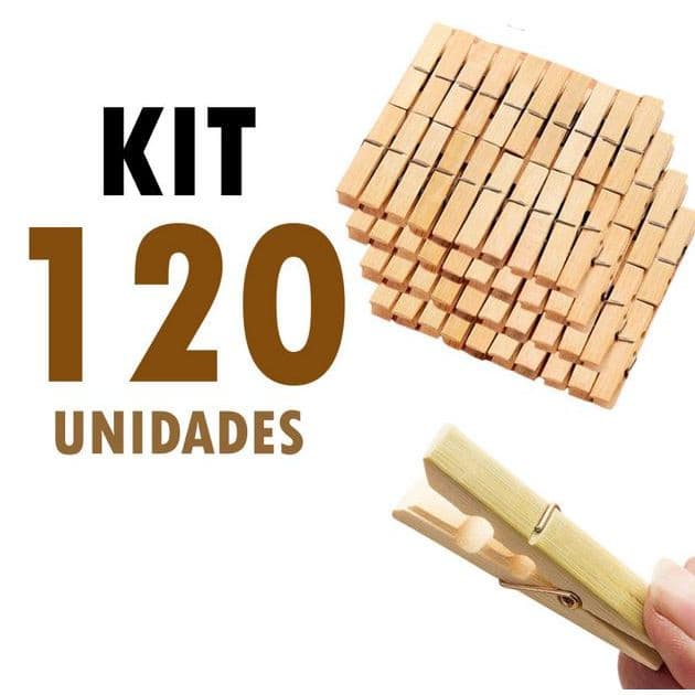 120 Prendedor Pregador de roupas de madeira pregador promoção