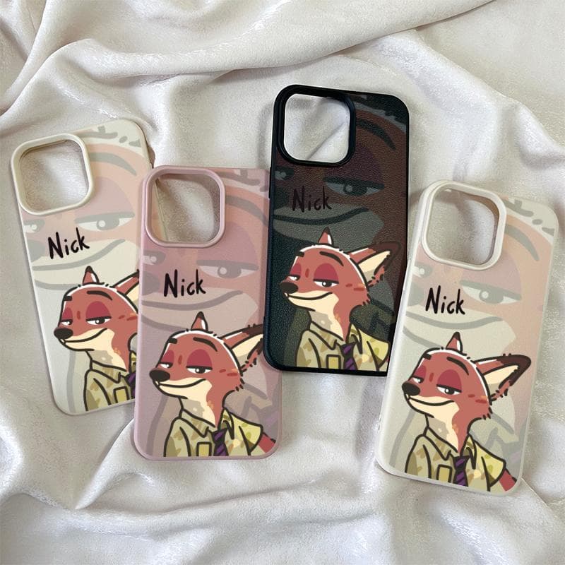 Capa para iPhone 11 12 13 14 15 16 17 Pro Max XS Max Capa para celular Com Cute fox cartoon illustration