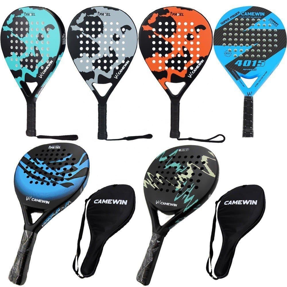Raquete de praia de carbono do fabricante, raquete de beach tennis, raquete de paddle tennis de carbono, unissex.
