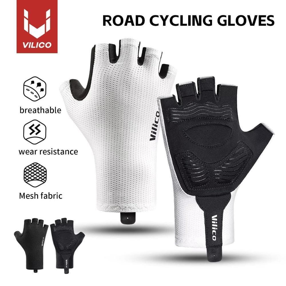 Luvas Curtas De Ciclismo GODNESSFO , Sem Dedos De Tecido Elastano Antiderrapante , Luva Leve De Meio Dedo