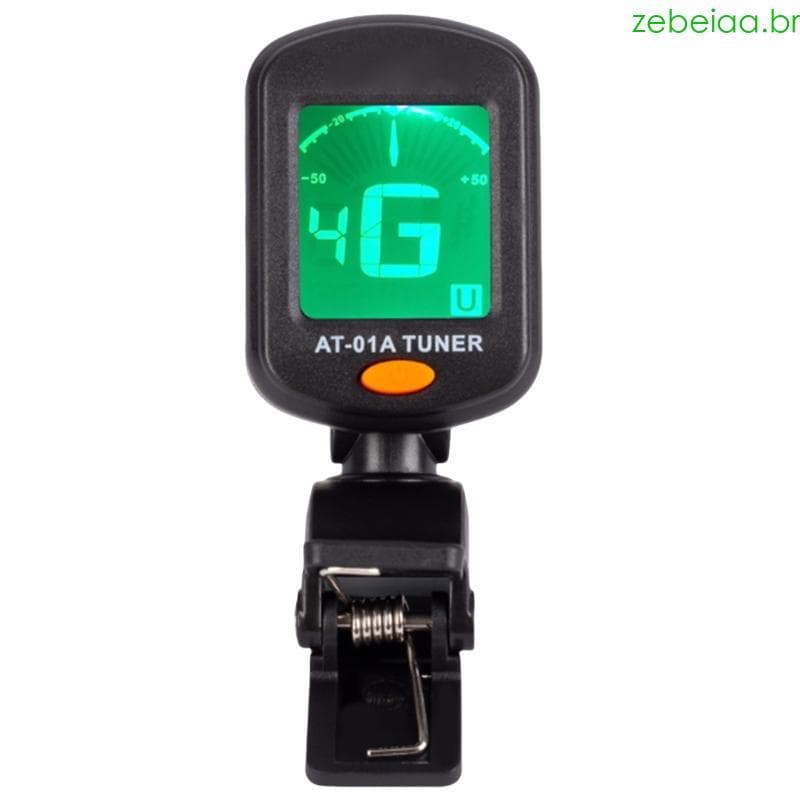 Zebeia Afinador De Guitarra Rotativo Profissional Com Clipe Eletrônico Digital