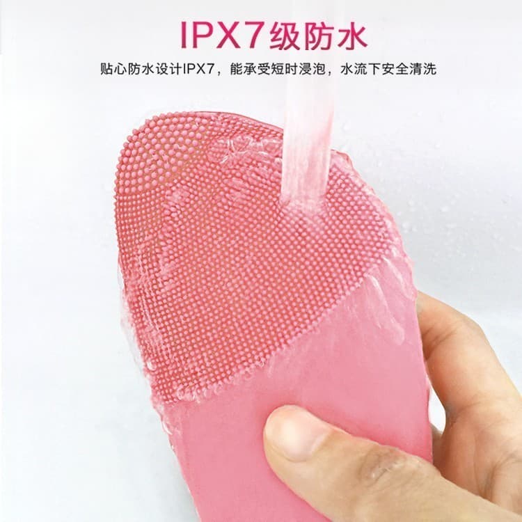 Bisen dispositivo de lavagem facial beleza limpeza massagem facial escova de lavagem facial elétrica Silicone limpador f