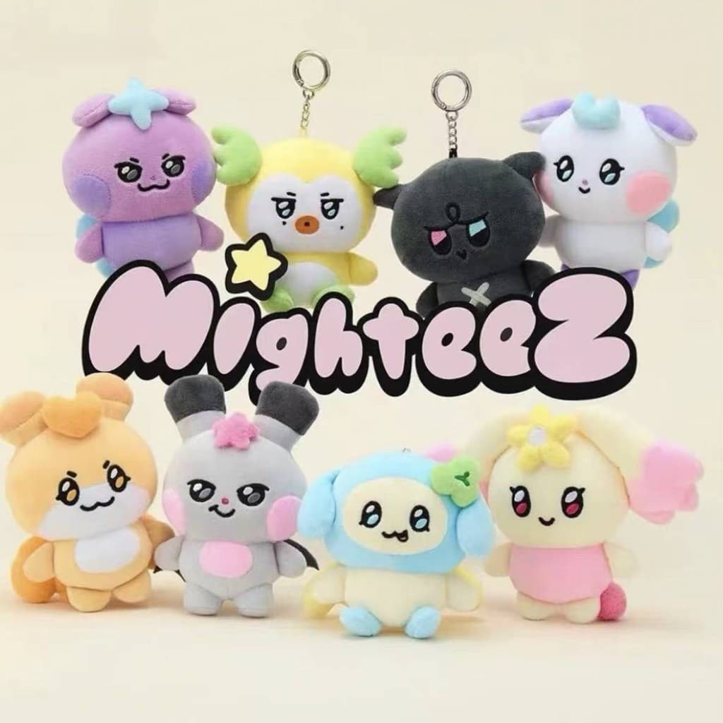 Chaveiro De Pelúcia Coreano Pop Music Idol ATEEZ MIGHTEEZ Seonghwa E Boneca Woyoung GKF7