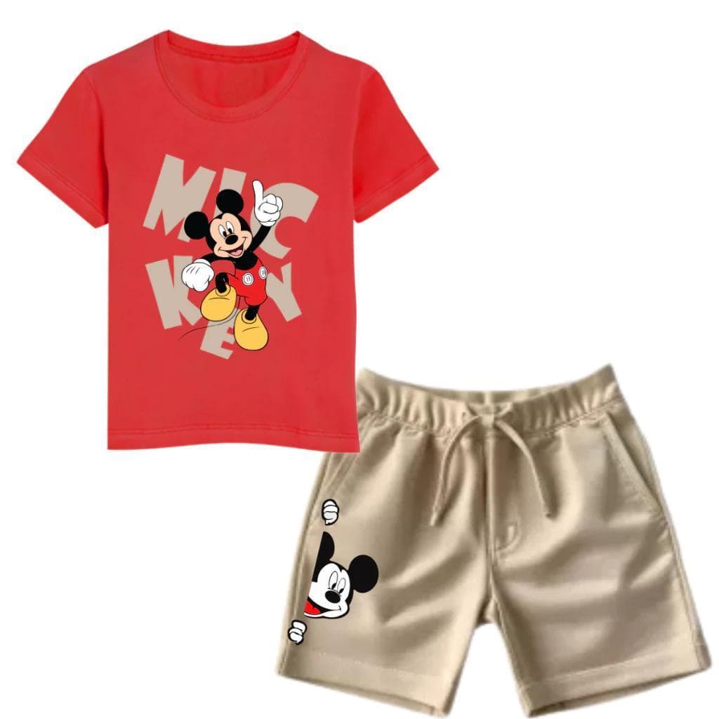 Camiseta + Short Conjunto Infantil Mikey Personagem
