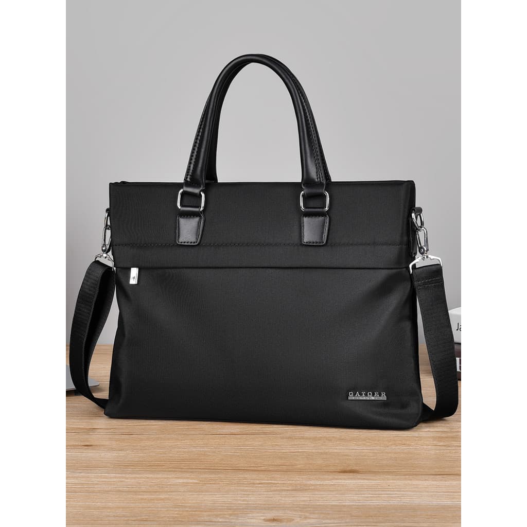 Moda masculina bolsa de negócios Horizontal ombro mensageiro saco Commuter computador saco à prova dwaterproof água Casu