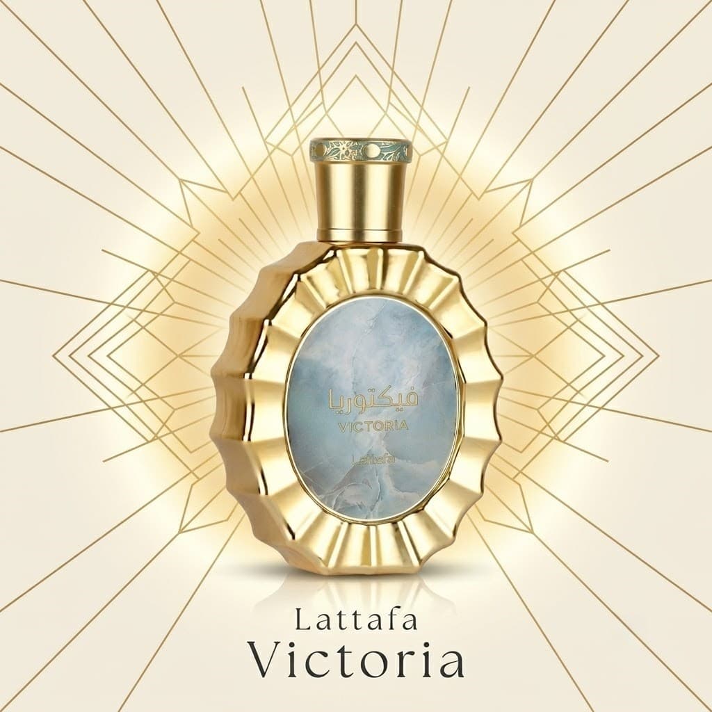 Lattafa Victoria Perfume Unissex Importado EDP 100ml Original Árabe Doce Limão Baunilha Fixação Forte