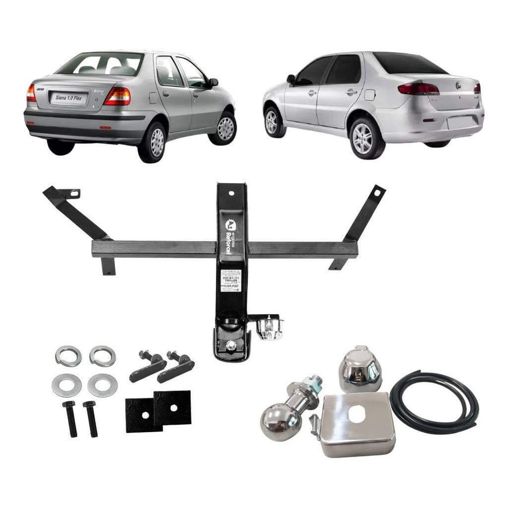Engate Rabicho Reboque Siena 2003 2004 2005 2006 2007 2008