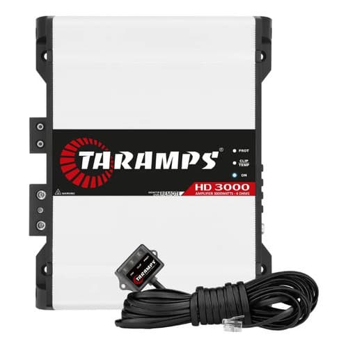 Modulo Taramps Hd 3000 4 Ohms Amplificador 3000w Bass Boost Som Automotivo Carro Caminhonete Paredão Potencia Hd3000