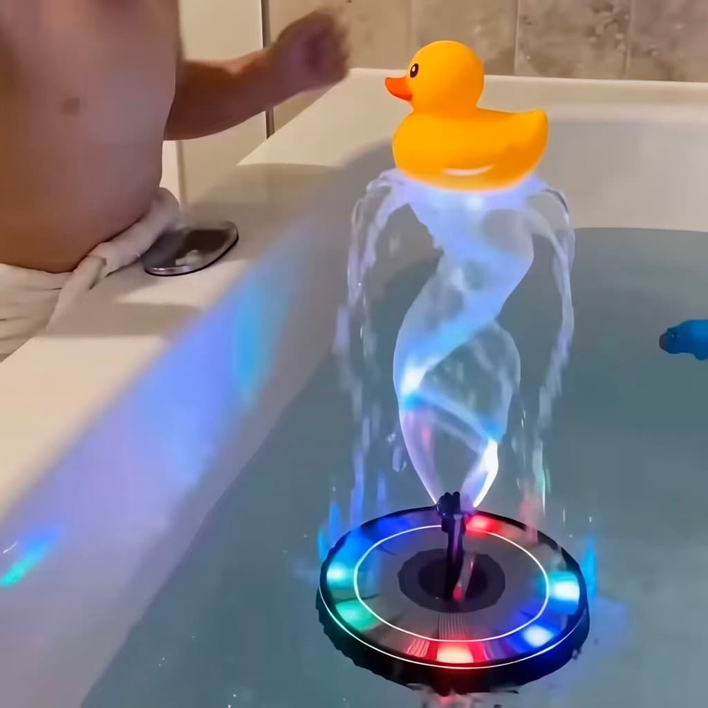 Mini fonte Solar Waterscape colorido fonte luz piscina flutuante fonte bomba crianças banho jogando água pequenos brinqu