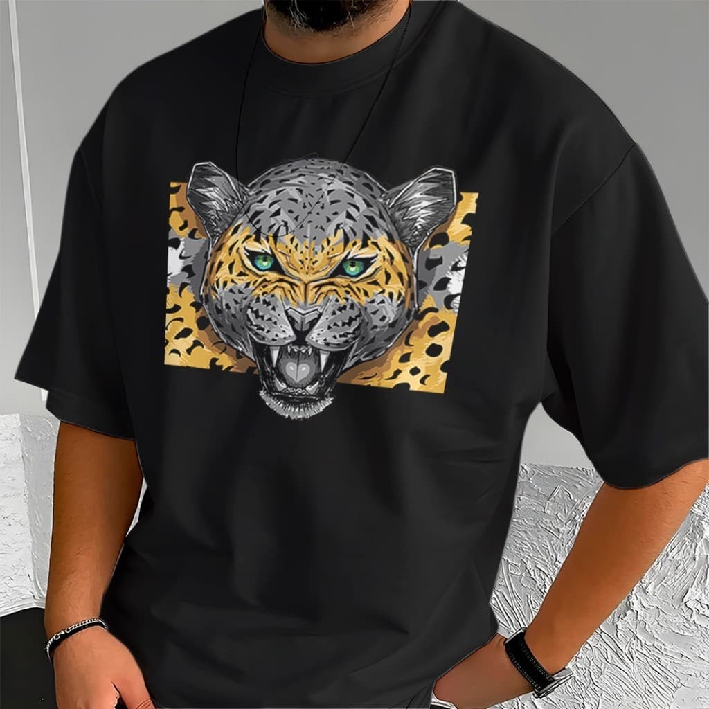 Camiseta 100% Algodão Premium DTF Selvagem Fashion Moda