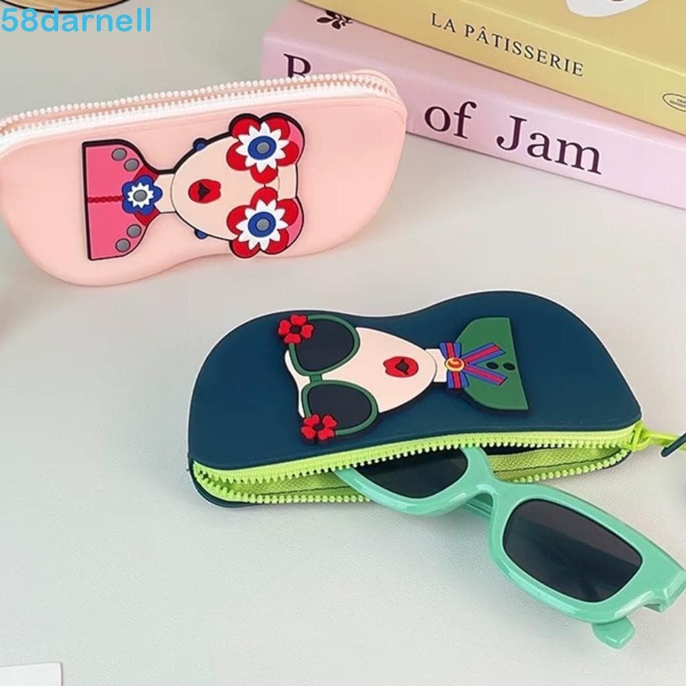 Bolsa De Óculos De Silicone DARNELL , Armazenamento Sol À Prova D'água De Desenho Animado Moedas Itens Pequenos