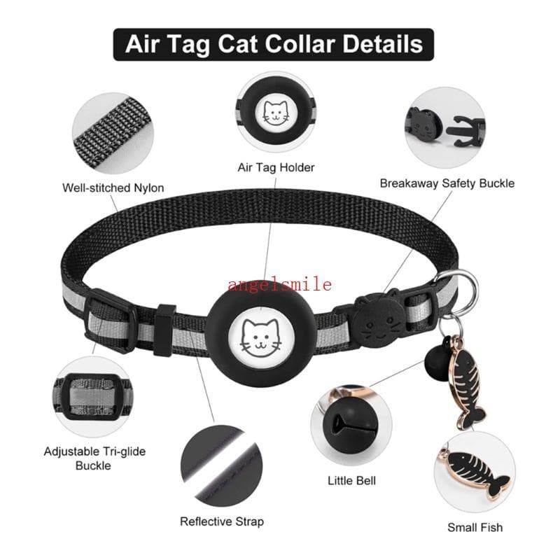 Melhor Coleira Anti-Perda Para Gatos, Nylon Segurança Animais Estimação Sino, Suprimentos