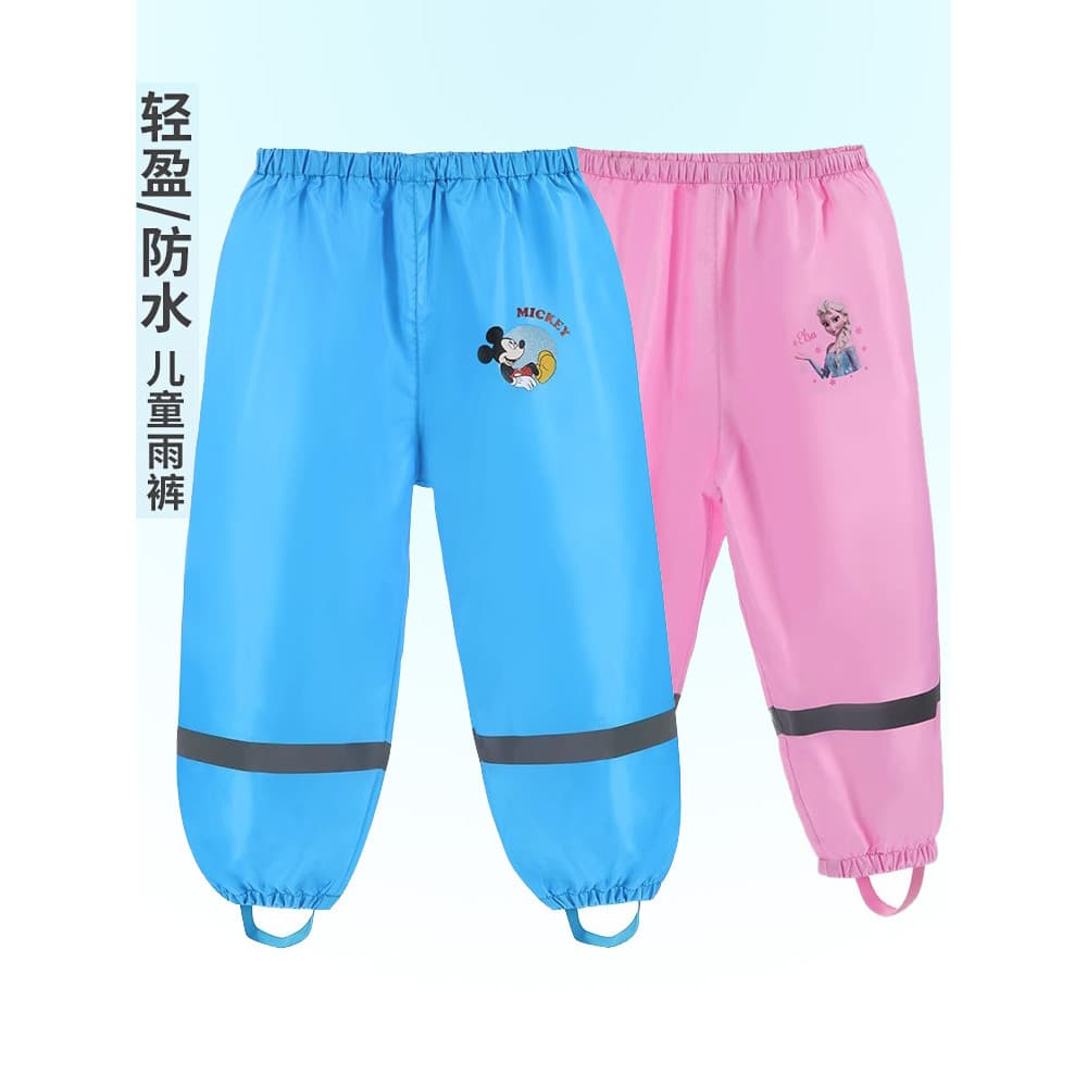 Disney disney crianças calças de chuva princesa Elsa meninas capa de chuva crianças jardim de infância à prova dwaterpro