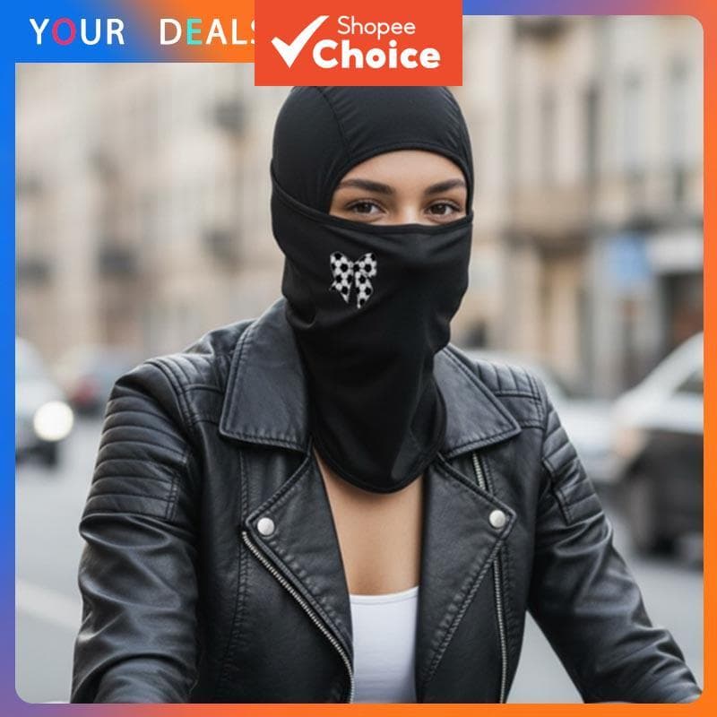 Balaclava Feminina À Prova De Vento Com Proteção Uv , Chapéu De Acampamento , Máscara Facial Para Ciclismo , Estilo Rua