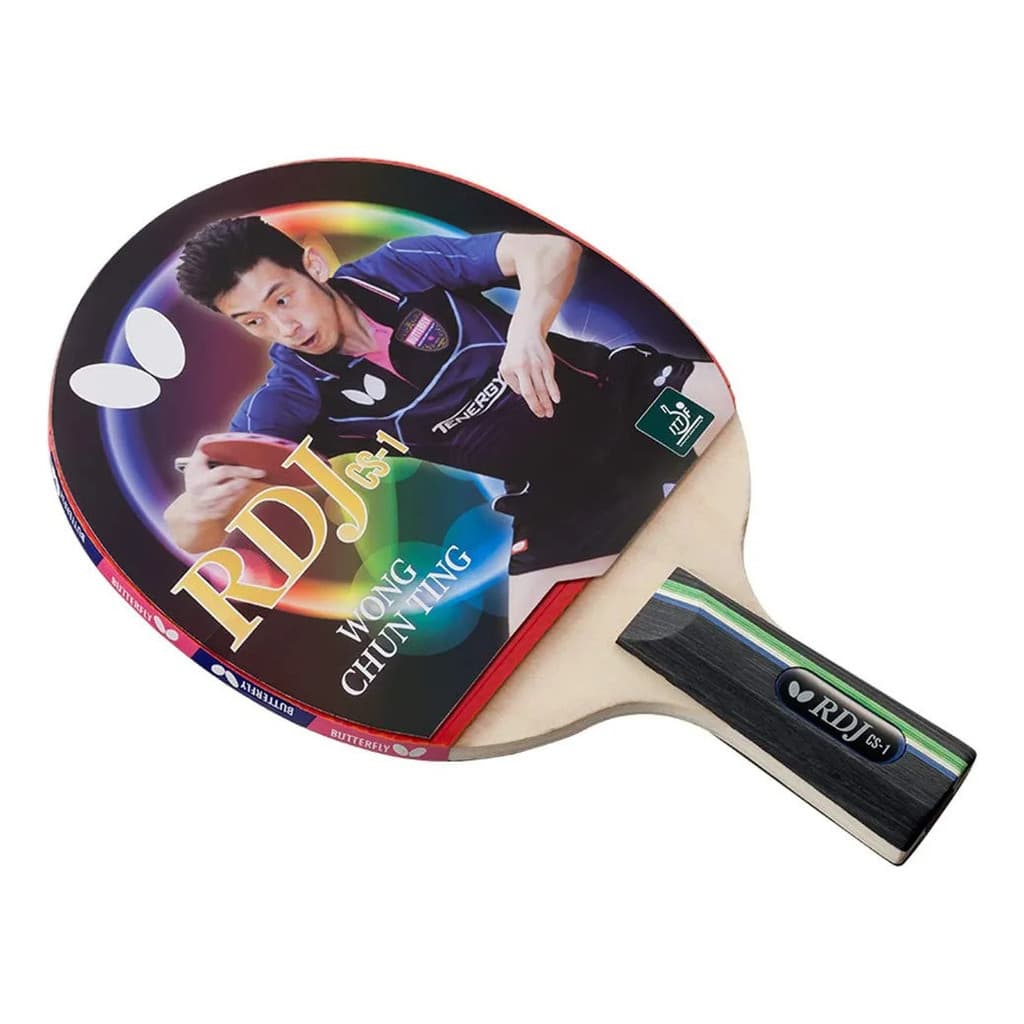 Raquete Butterfly Caneta Chinesa Rdj Aprovado Ittf Ping Pong