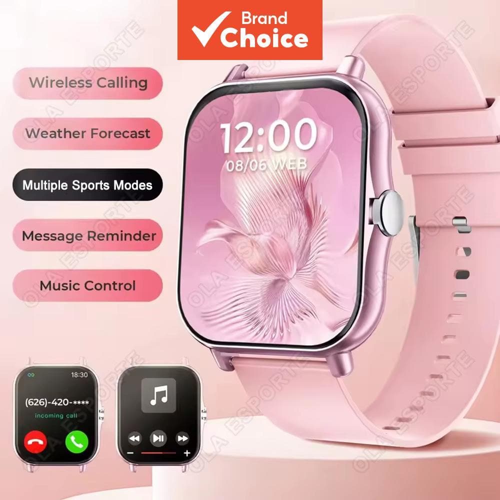 Novo Smartwatch HD com Chamada Bluetooth, Rastreador Fitness, Registro de Sono, Relógio Esportivo Outdoor para Homens e