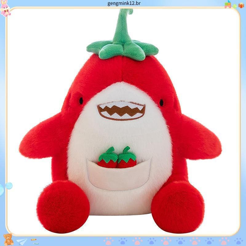 BCT Coisas Engraçadas Salada Tubarão Pimenta Boneca Bonito Brinquedo De Pelúcia Graduação Troca Presente Feriado Das Cri