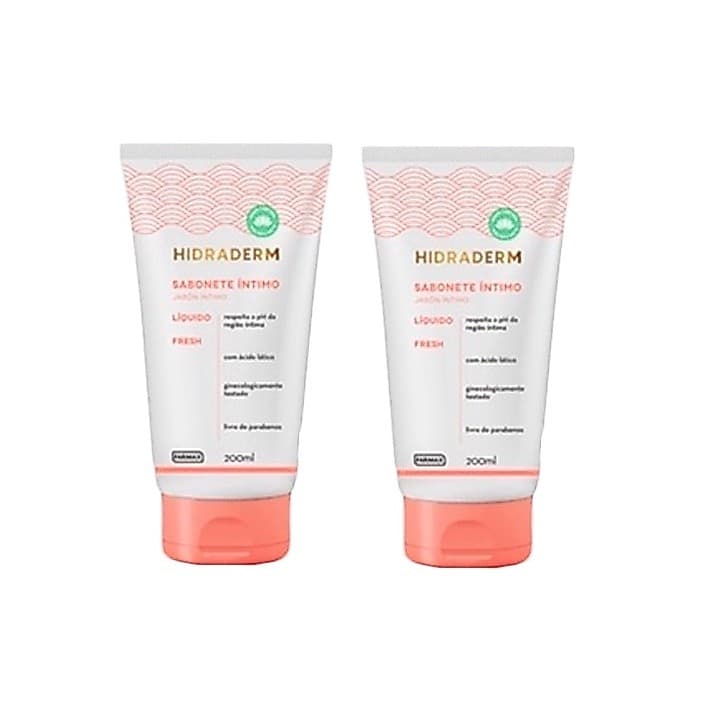 Farmax Kit 2un Sabonete Íntimo Hidraderm Fresh - 200ml