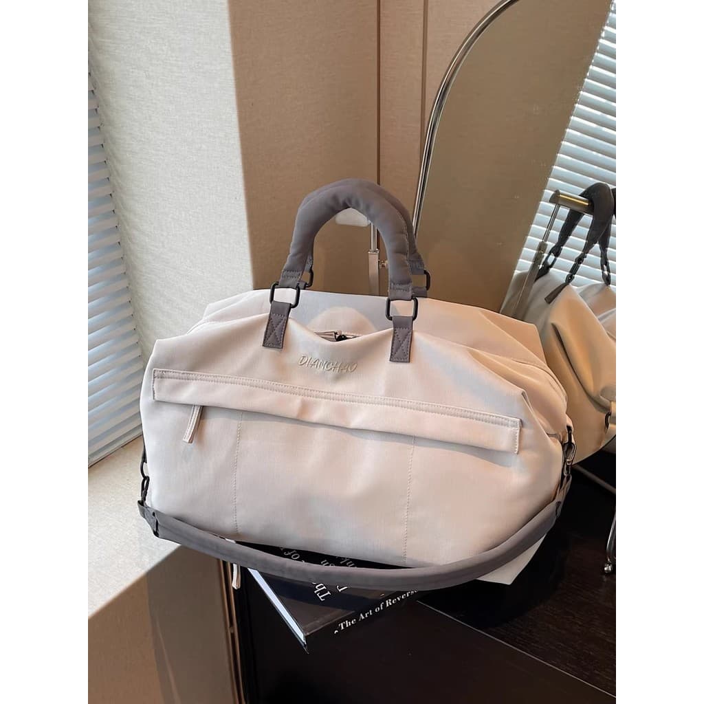 Bolsa de viagem portátil feminina High-End sentir grande capacidade leve saco de viagem de negócios estudante saco de ba
