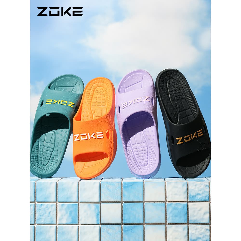 Zhuke chinelos de natação adulto tamanho grande antiderrapante à prova dwaterproof água treinamento de natação dedicado