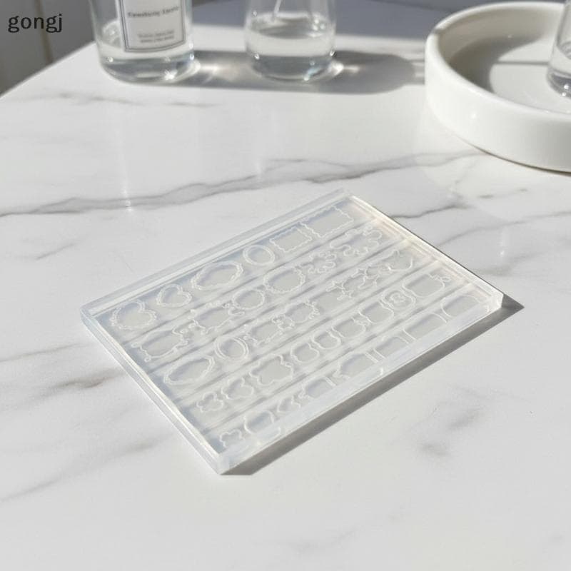 [gongj] Molde De Silicone Para Arte Em Unhas , Design 3D , Moldura , Borboleta , Coração , Estrela , Ferramenta Flexível