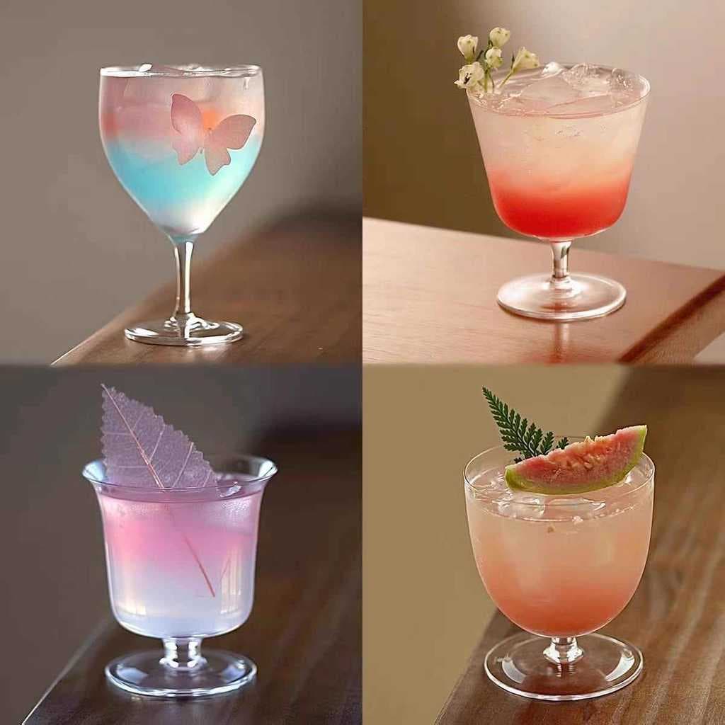 Vidro criativo Cocktail vidro restaurante Bar Martini influenciador taça café bebida vidro champanhe