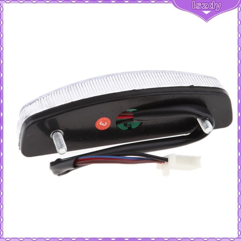[Lszdy] Universal Moto Cafe Racer Vermelho LED Luz Traseira Indicadora Lâmpada De Freio