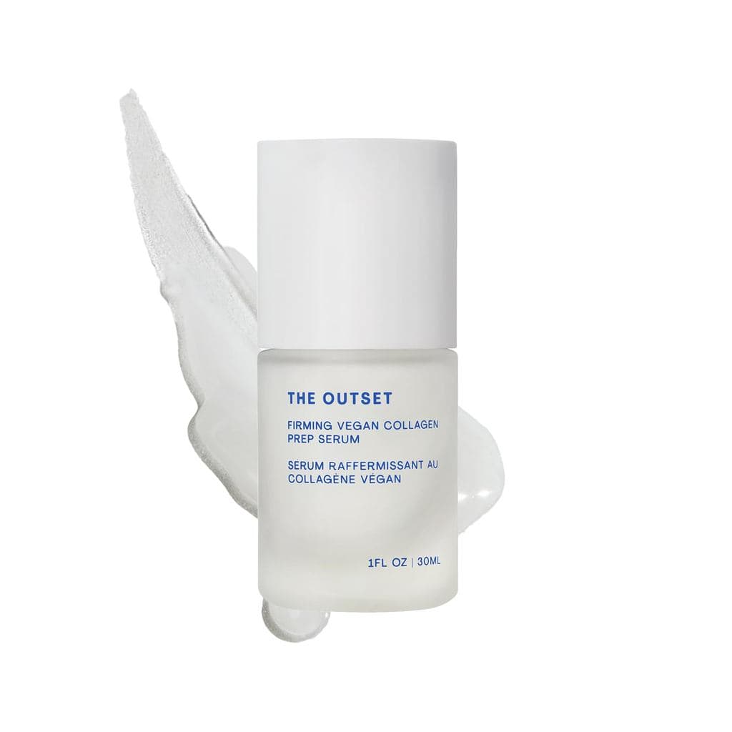 The Outset Sérum Facial Firmador de Colágeno Vegano, Sérum Facial Hidratante e Preenchedor, Sérum Não Pegajoso para Prep