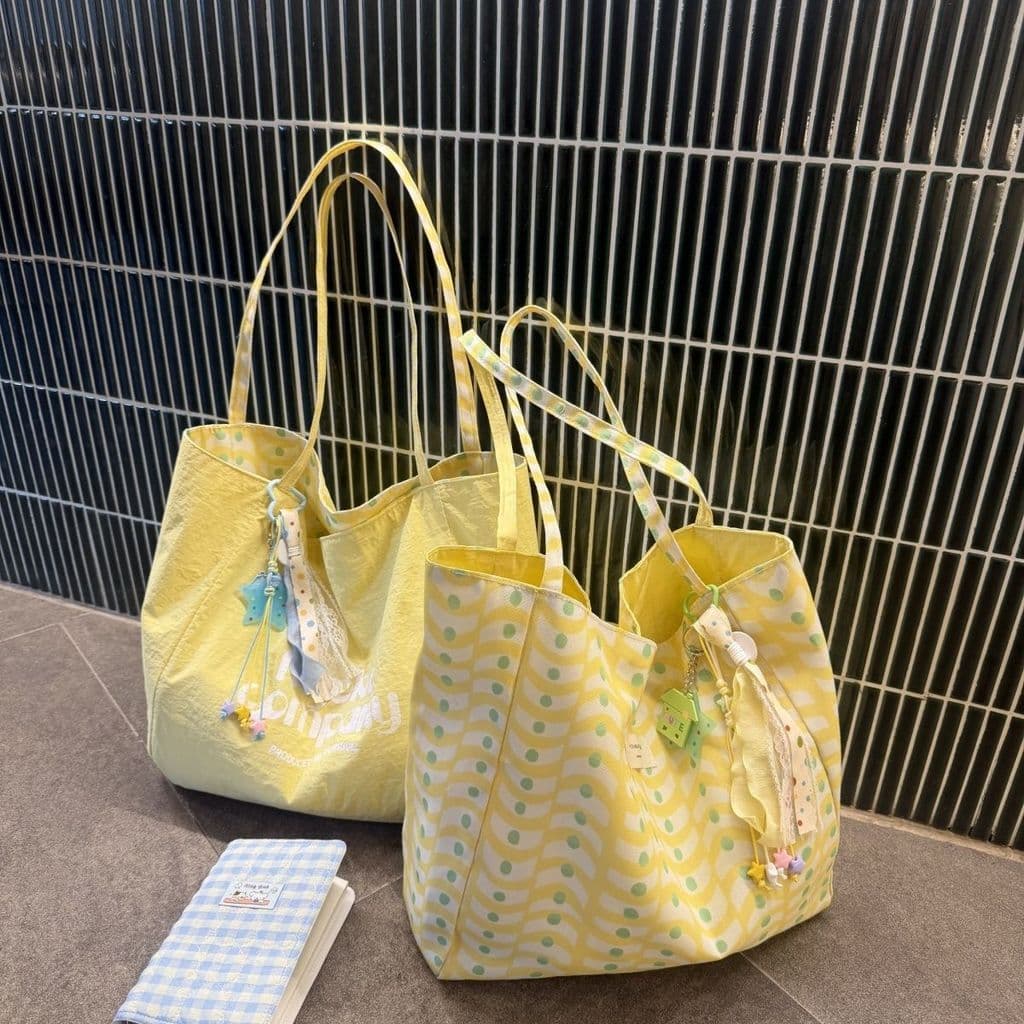 Bolsa moda passeio bolsa de lona senhoras 2026 novo estilo saco feminino grande capacidade sacola de compras feminina