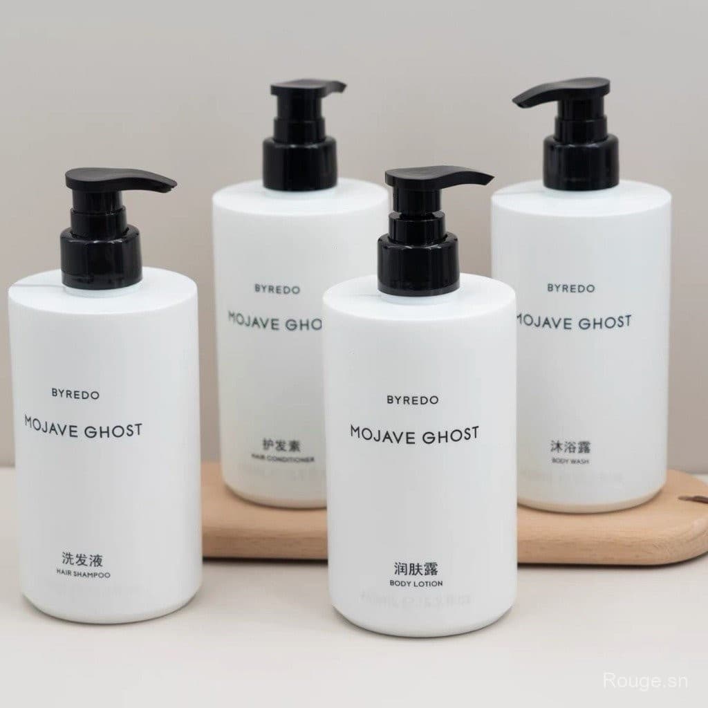 [MY Orange MALL] BYREDO MOJAVE GHOST Conjunto de Higiene Pessoal para Viagem do Conrad Hotel: Shampoo/Condicionador/Sabo