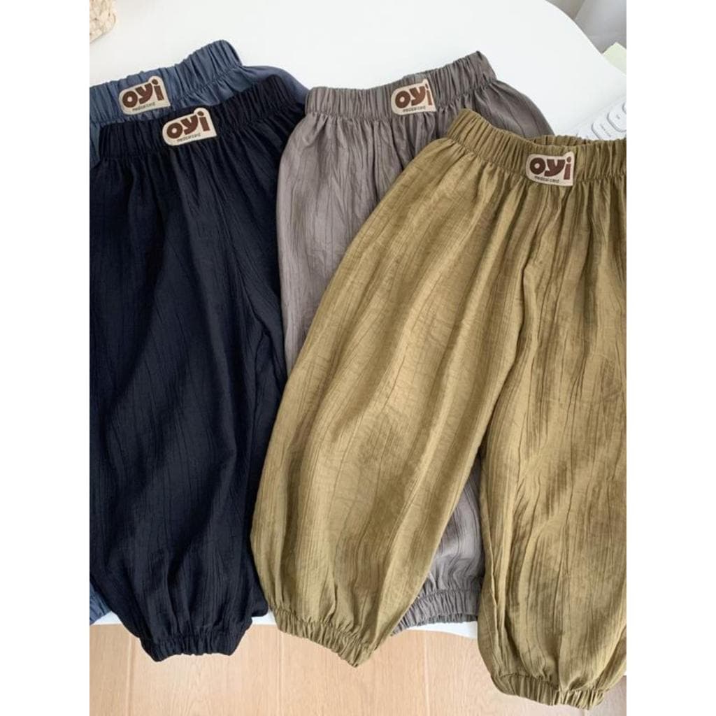 Crianças roupas infantis meninos calças de seda gelo Anti-Mosquito calças verão agitando crianças finas calças de