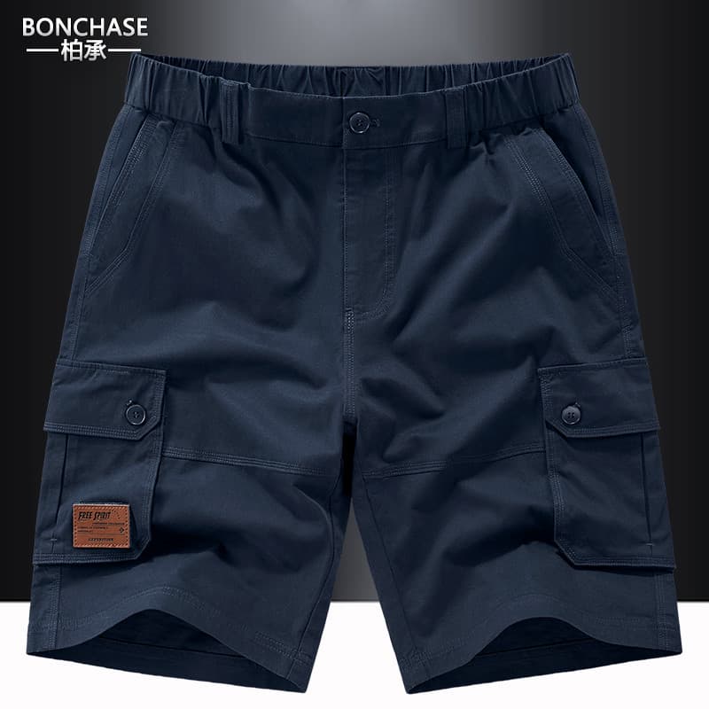 Calças masculinas de verão macacão calças esportivas finas calças cortadas soltas calças casuais em linha reta masculino
