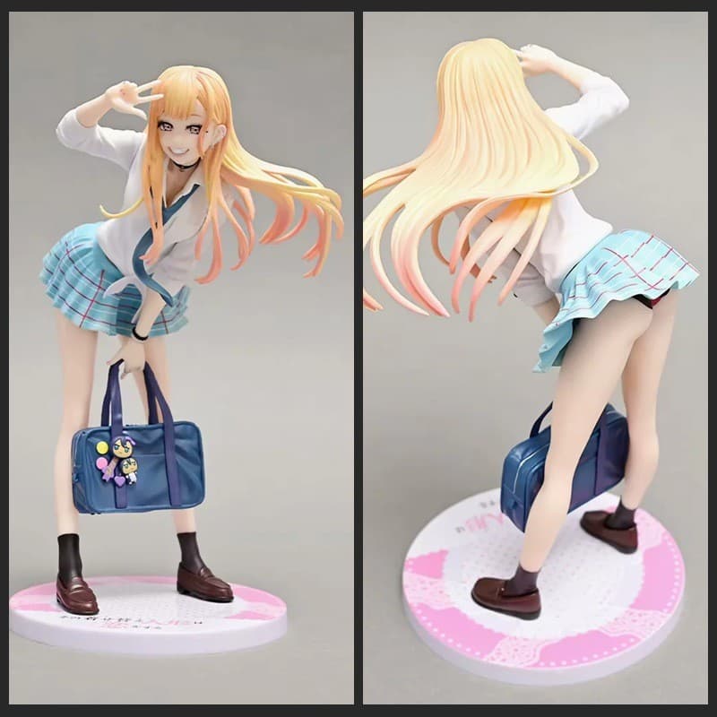 Trocando boneca caindo no amor uniforme Kitagawa Haimeng linda menina em pé ornamento modelo figura em caixa