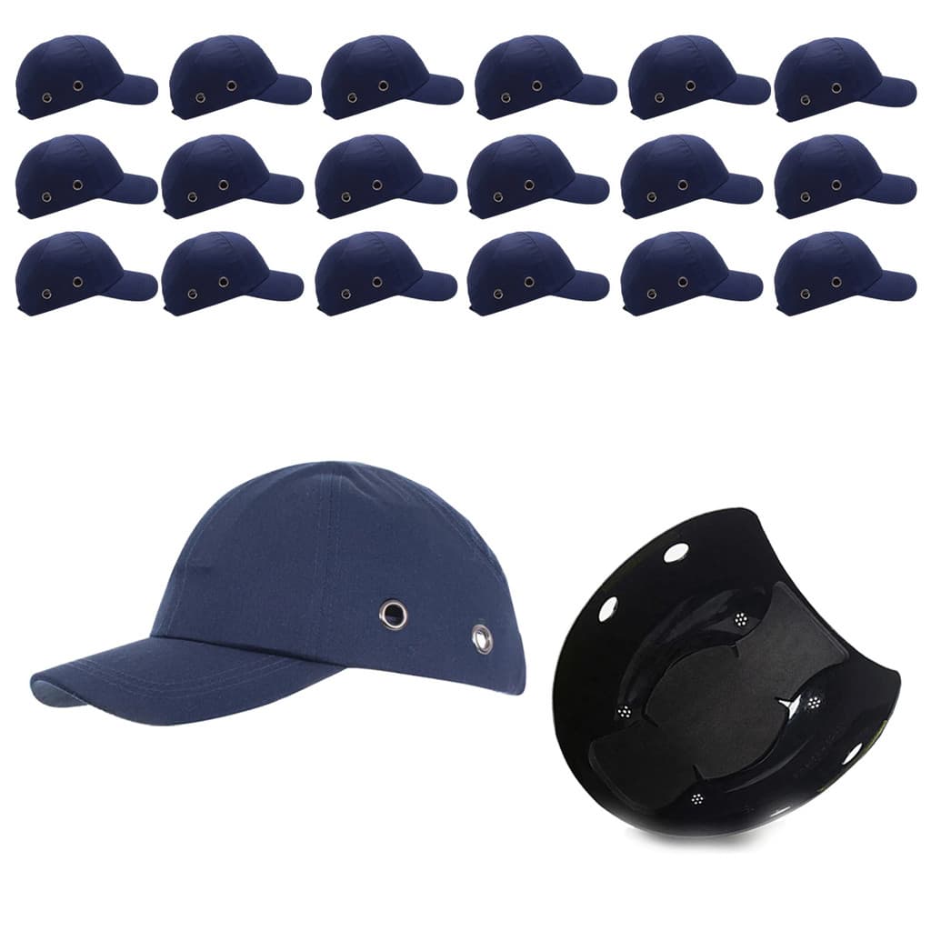 Bone com Capacete EPI Kit 18 Uni Obra Reparo Seguranca do Trabalho Casquete Oficina Conserto Construcao Protecao
