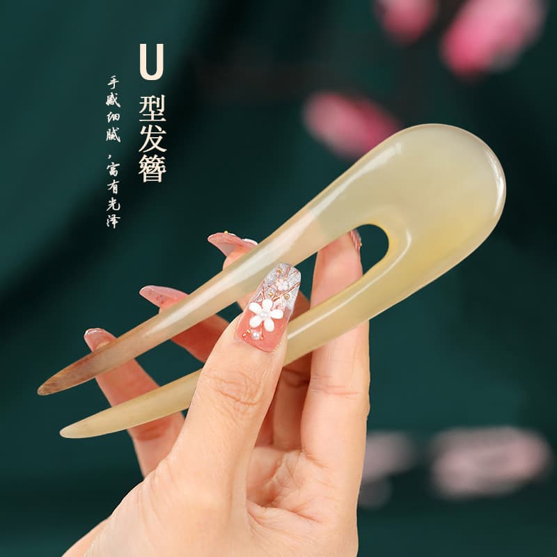 Papai Niu estilo antigo hairpin High-End acessórios de cabelo simples hairpin Headdress meninas hairpin estilo antigo em