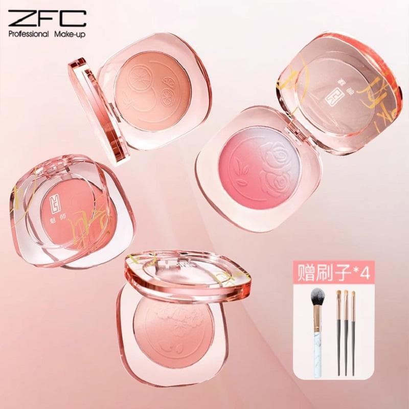 Zfc Charmer ilusão gradiente Blush Natural vermelho Halo Nude maquiagem Rouge vitalidade menina iluminar tom de pele rep