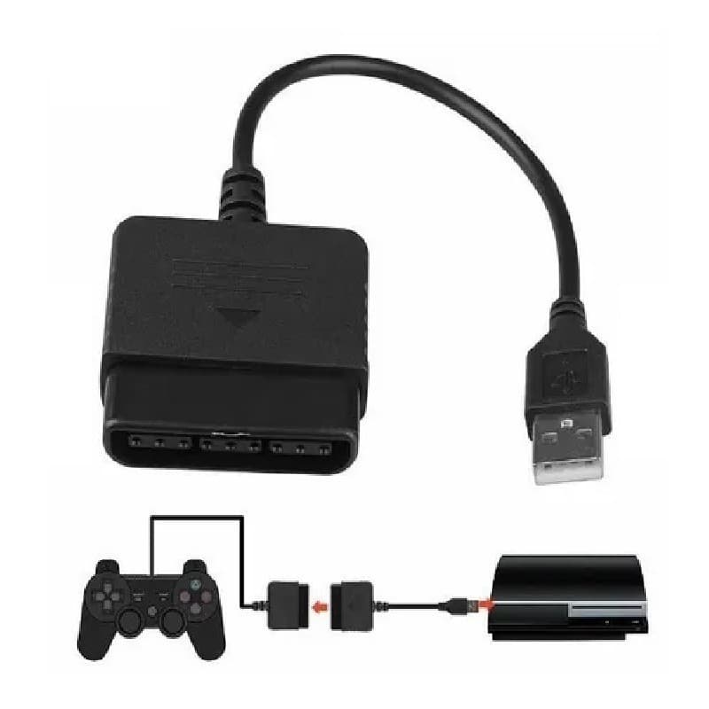 Conversor Manete Usb Para Controle Ps2 Ps1 No Computador Ps3