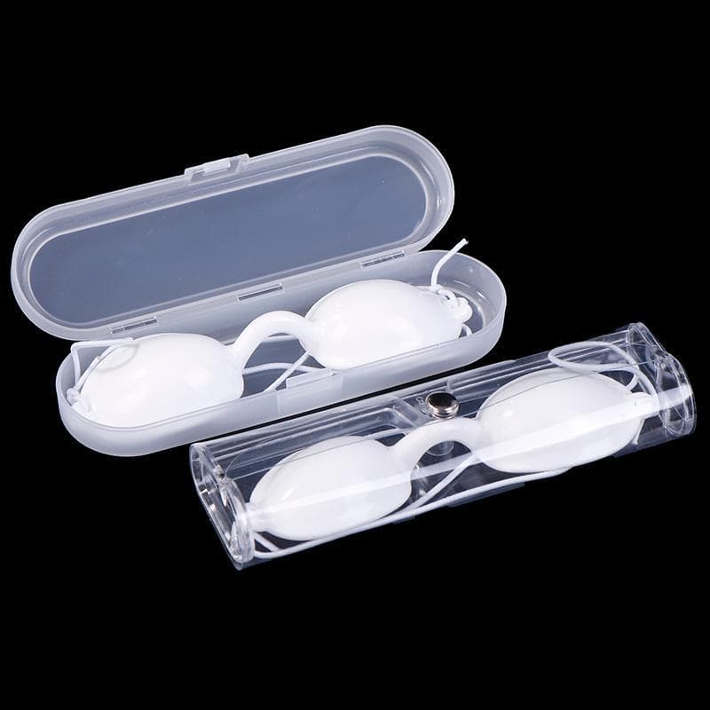 [YMC] IPL 190nm-2000nm Óculos De Proteção A Laser Cosméticos Beleza Paciente Tapa-Olho Branco Solar Especial BR
