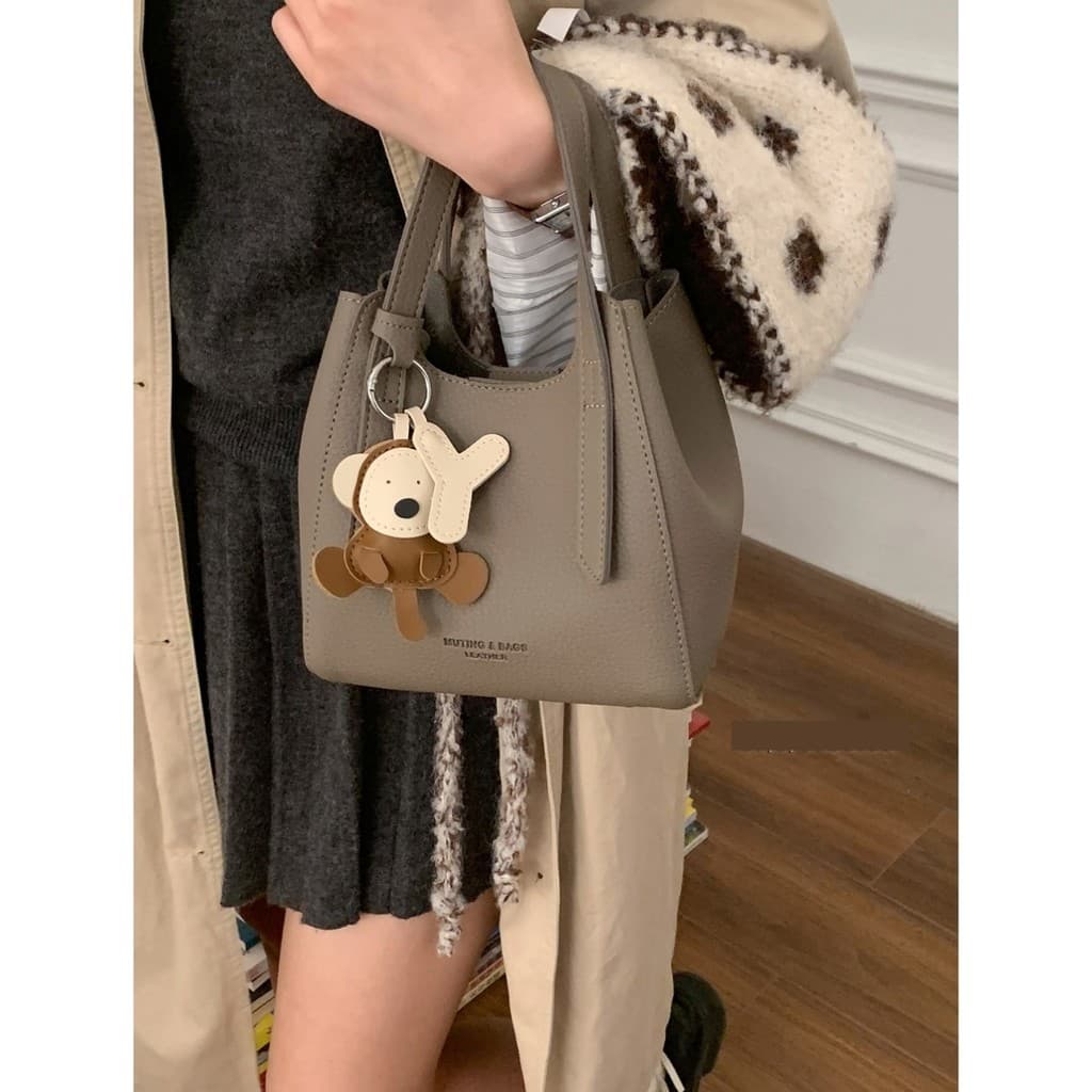Bolsa feminina mensageiro Retro lichia padrão portátil cesta de vegetais saco feminino 2025 novo estilo na moda sacola
