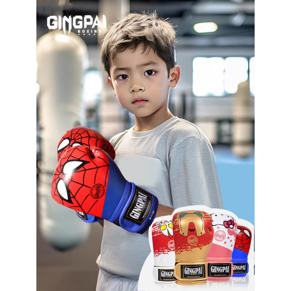 Luvas de boxe infantis meninos meninas luvas Sanda profissionais sacos de boxe treinamento de luta especial doméstico da