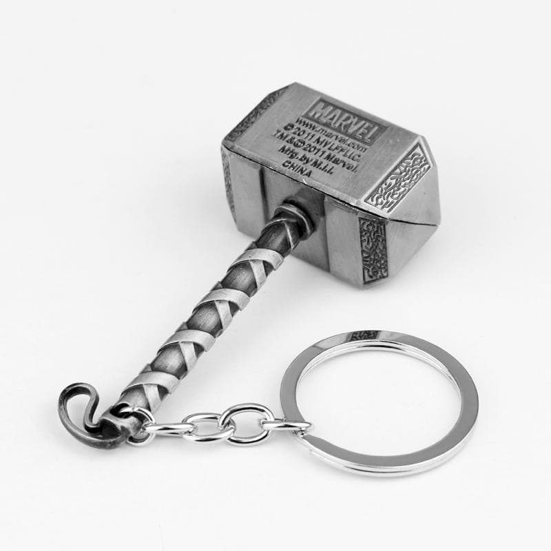 Chaveiro de Metal Martelo do Thor dos Vingadores, Chaveiro Viking, Chaveiro do Mundo Sombrio, Brinquedos para Meninos, C