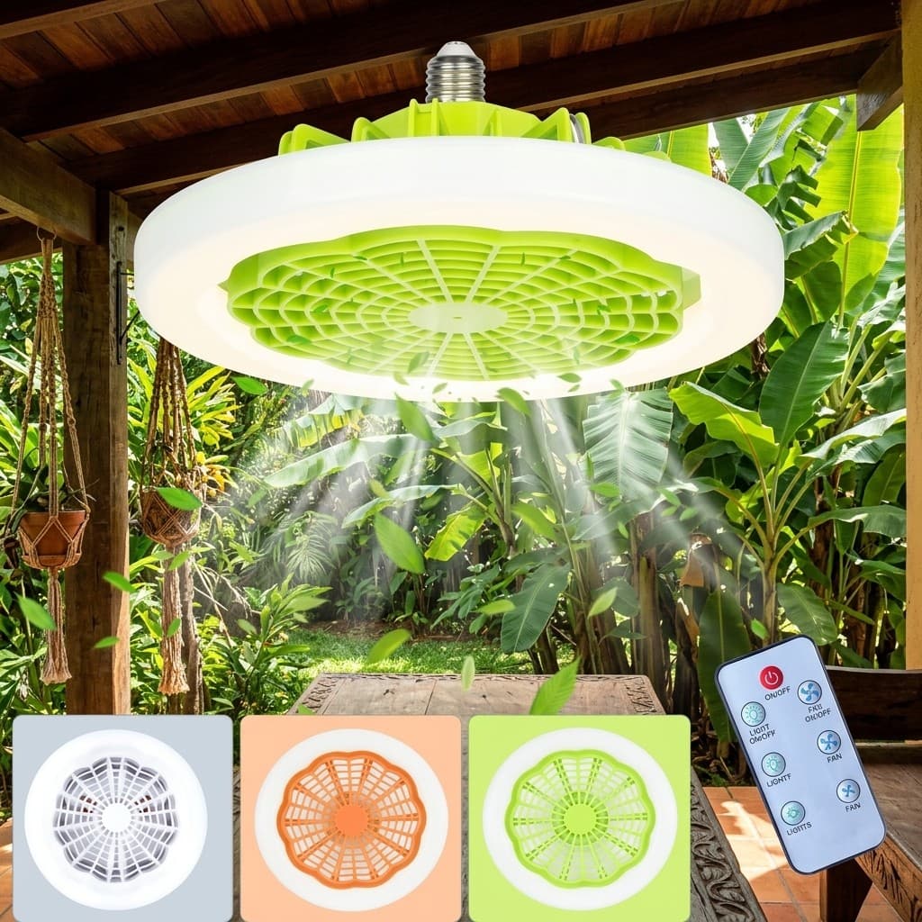 Ventilador De Teto Fechado Com Luz Design Seguro Plástico ABS Lâmpada Ventilador Para Teto Baixo Apartamento