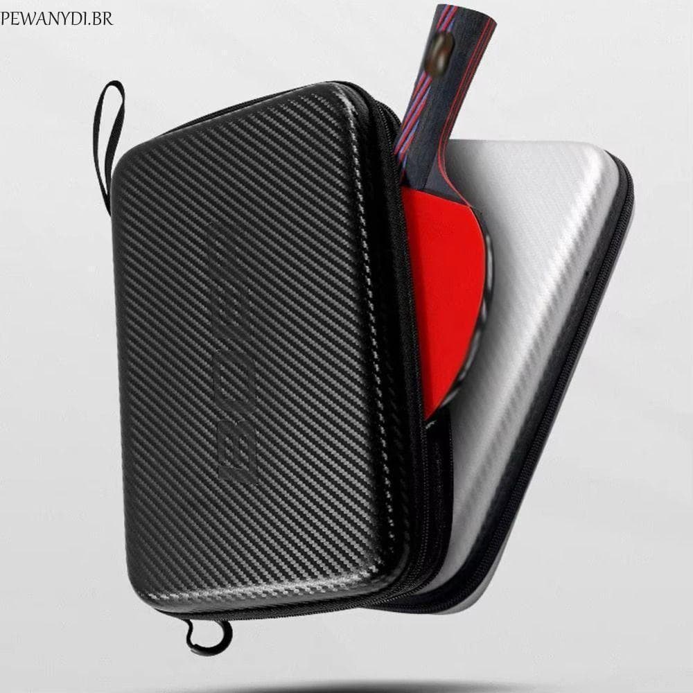 Bolsas para Raquetes de Tênis de Mesa PEWANYDI, Bolsa de Armazenamento Rígida à Prova de Poeira, Capa Protetora QINQ