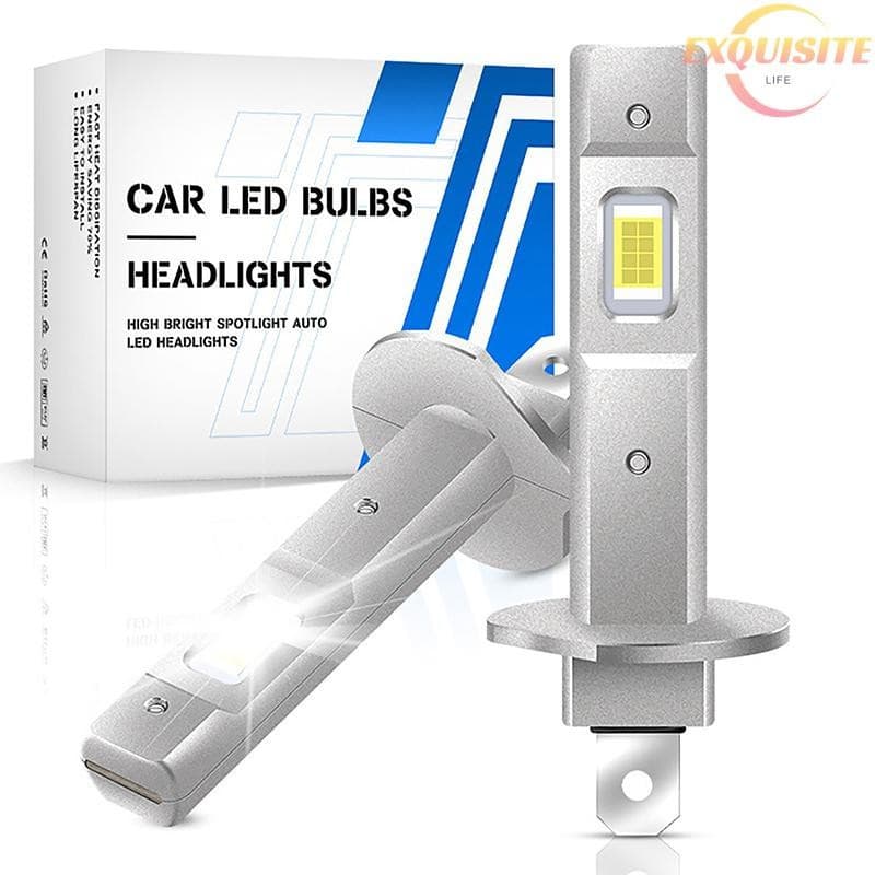 1 Unidade de Faróis de Neblina LED Brancos Super Brilhantes H1 1:1 6500K com Vida Útil de 60.000 Horas HBZ0