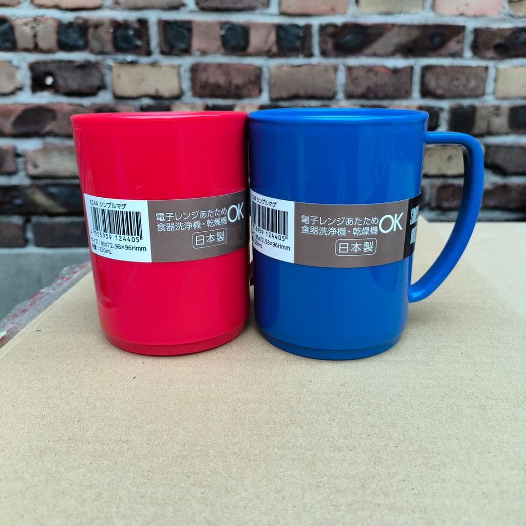 Caneca de plástico nakaya importada do japão, xícara de café, Material PP, copo de água, máquina de lavar louça, micro-o