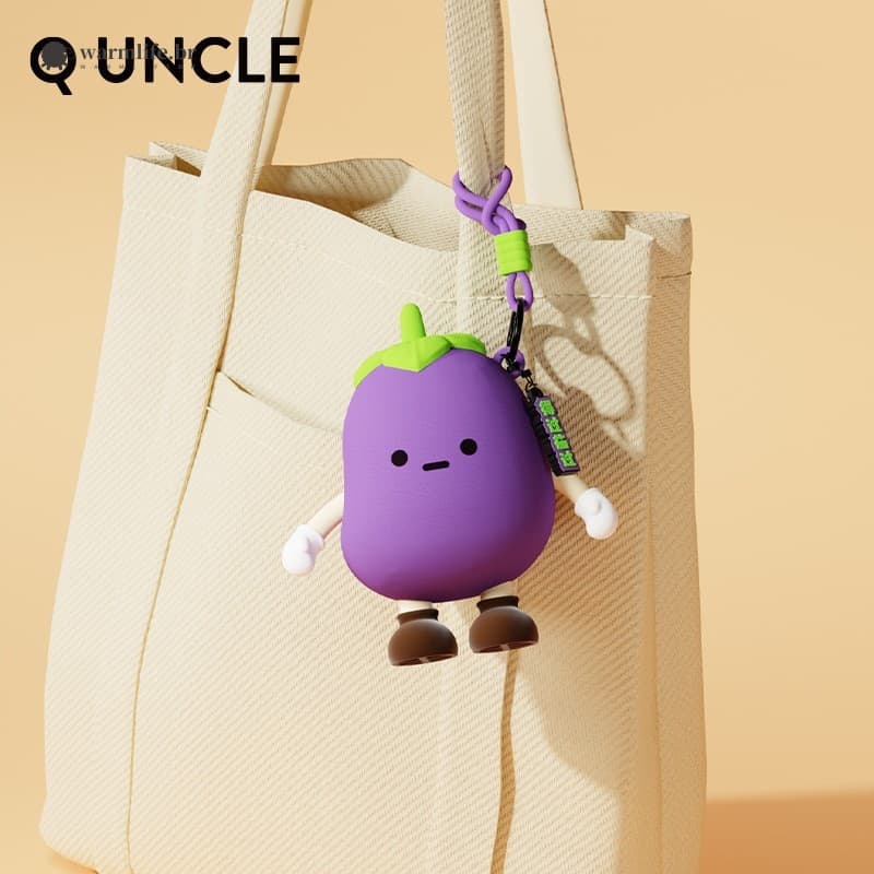 Mini Bolsa De Armazenamento De Silicone Ecológica-Design Vegetal 3D Para Moedas Fone De Ouvido Bluetooth