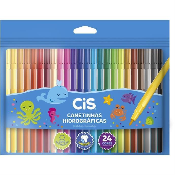 CANETINHA CIS COM 24 CORES