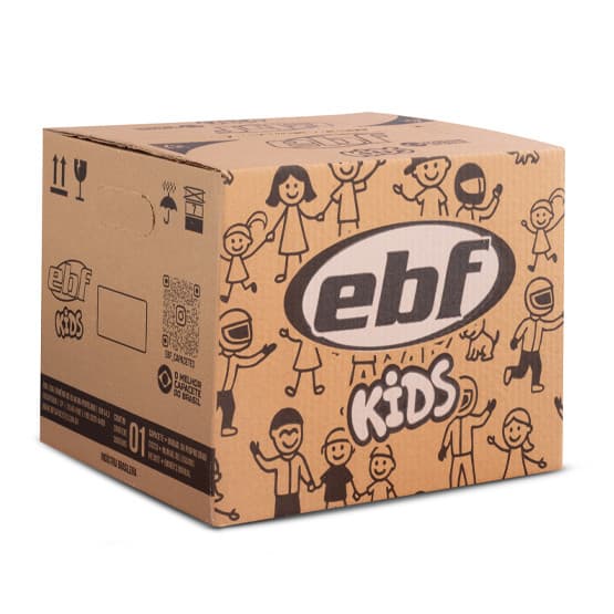 Capacete Infantil Kids EBF Tamanho 54 Com Selo INMETRO