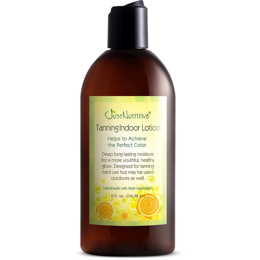 Loção Bronzeadora para Uso Interno Just Nutritive |   Hidratante Natural para Cama de Bronzeamento para Acelerar, Prolon